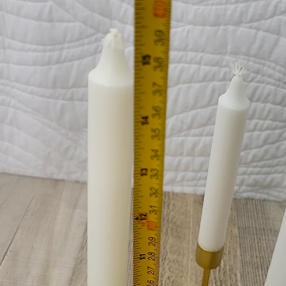 Decorative Candlestick For Table In Gold Color - Picture 5 of 5